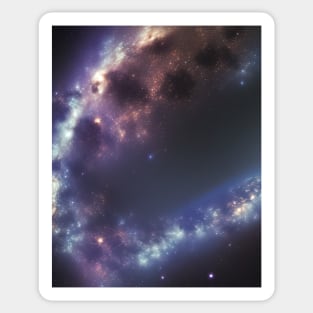 galaxy in space Sticker